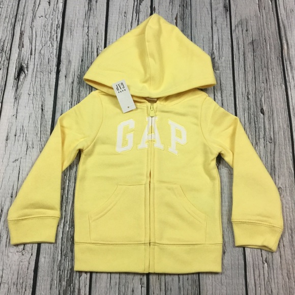 GAP Other - Gap Girls 4T Yellow Hoodie Sweatshirt